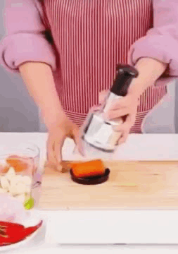 Stainless Steel Manual Vegetable Chopper & Cutter | Kidget
