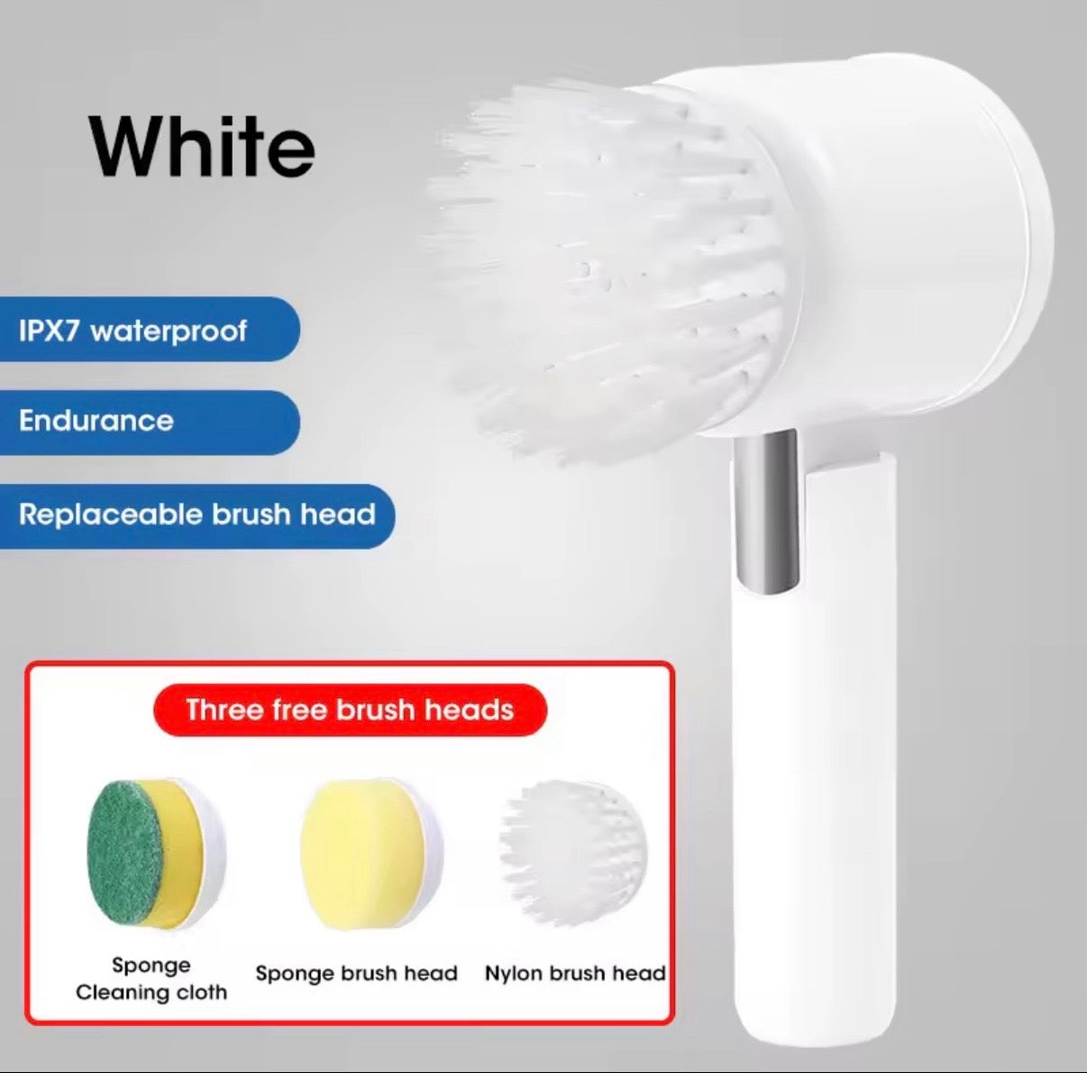 powerscrub™️ 5-in-1 electric cleaning brush