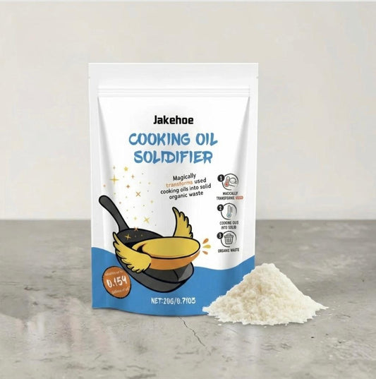 Magic Oil Solidifier Powder for Used Cooking Oil | Kidget