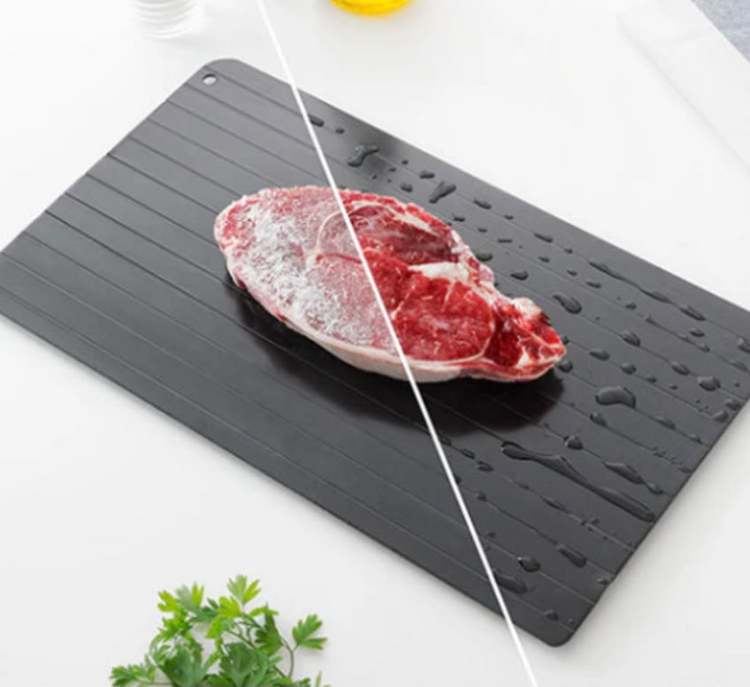 Fast Defrosting Tray & Rapid Meat Thawing Plate | Kidget