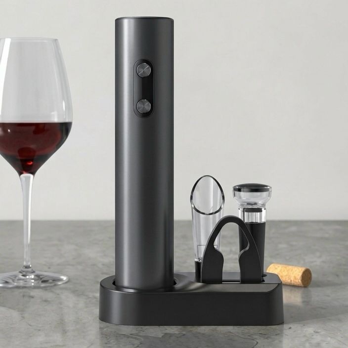⁠Automatic Electric Wine Opener & Foil Cutter | Kidget