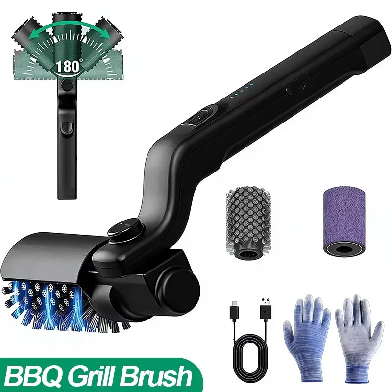 Heavy-Duty Electric Grill Cleaning Brush | Kidget